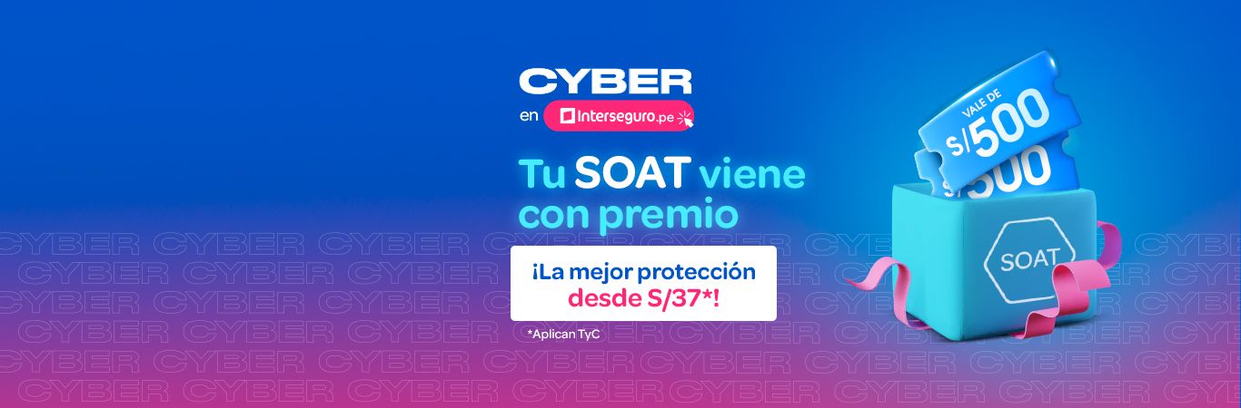 ¡Cyber SOAT desde S/37!